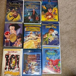 Disney DVD Collection 9 Titles Included In Bundle